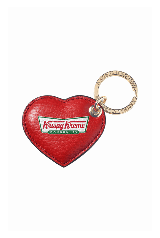 Krispy Kreme Heart Keyring