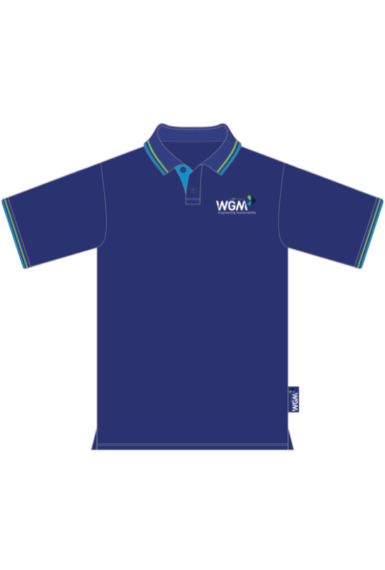 WGM Branded Polo Shirt (Blue)